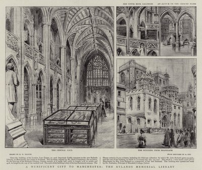Un dono munifico a Manchester, la Rylands Memorial Library da Henry William Brewer